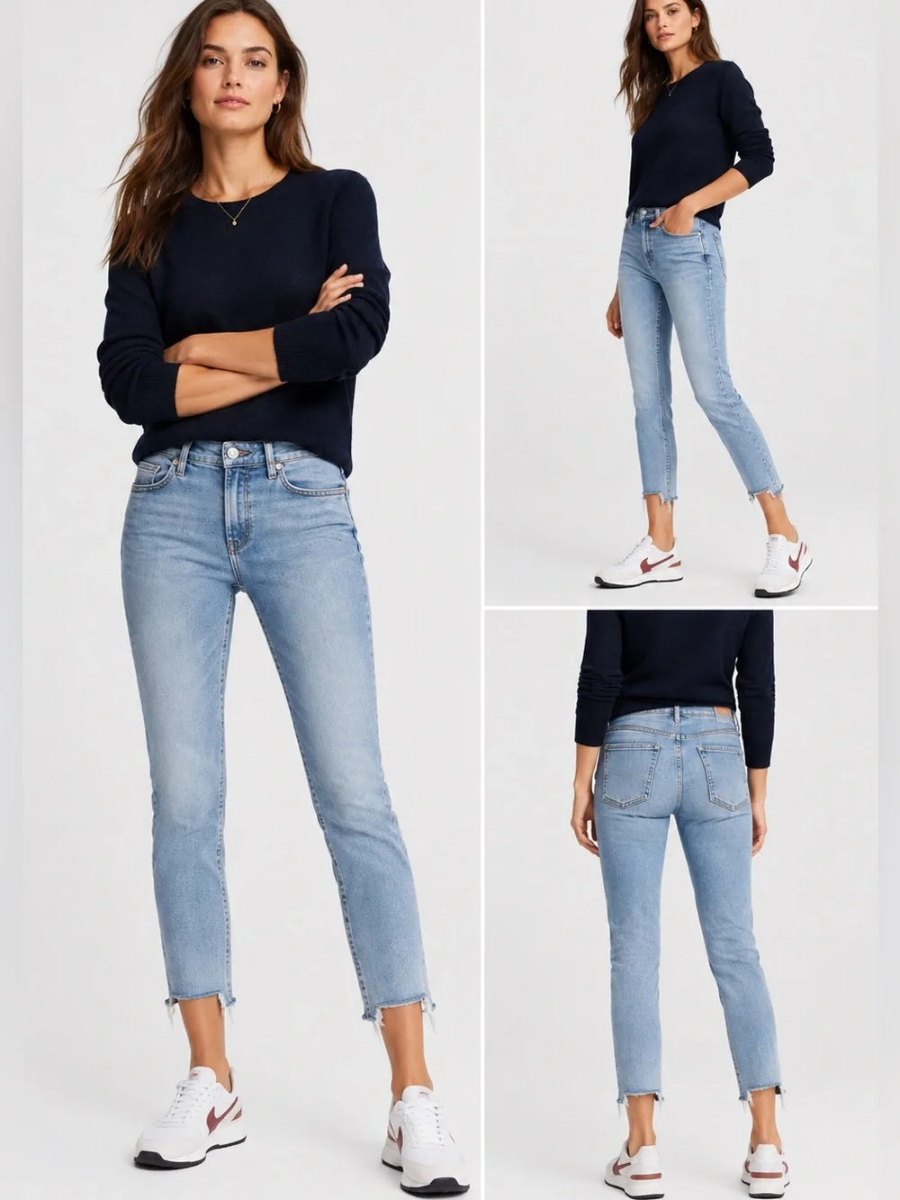 Rag & Bone Cate Mid Rise Ankle Skinny Jeans 24 Thunderbird Light Wash NWT - Picture 1 of 7